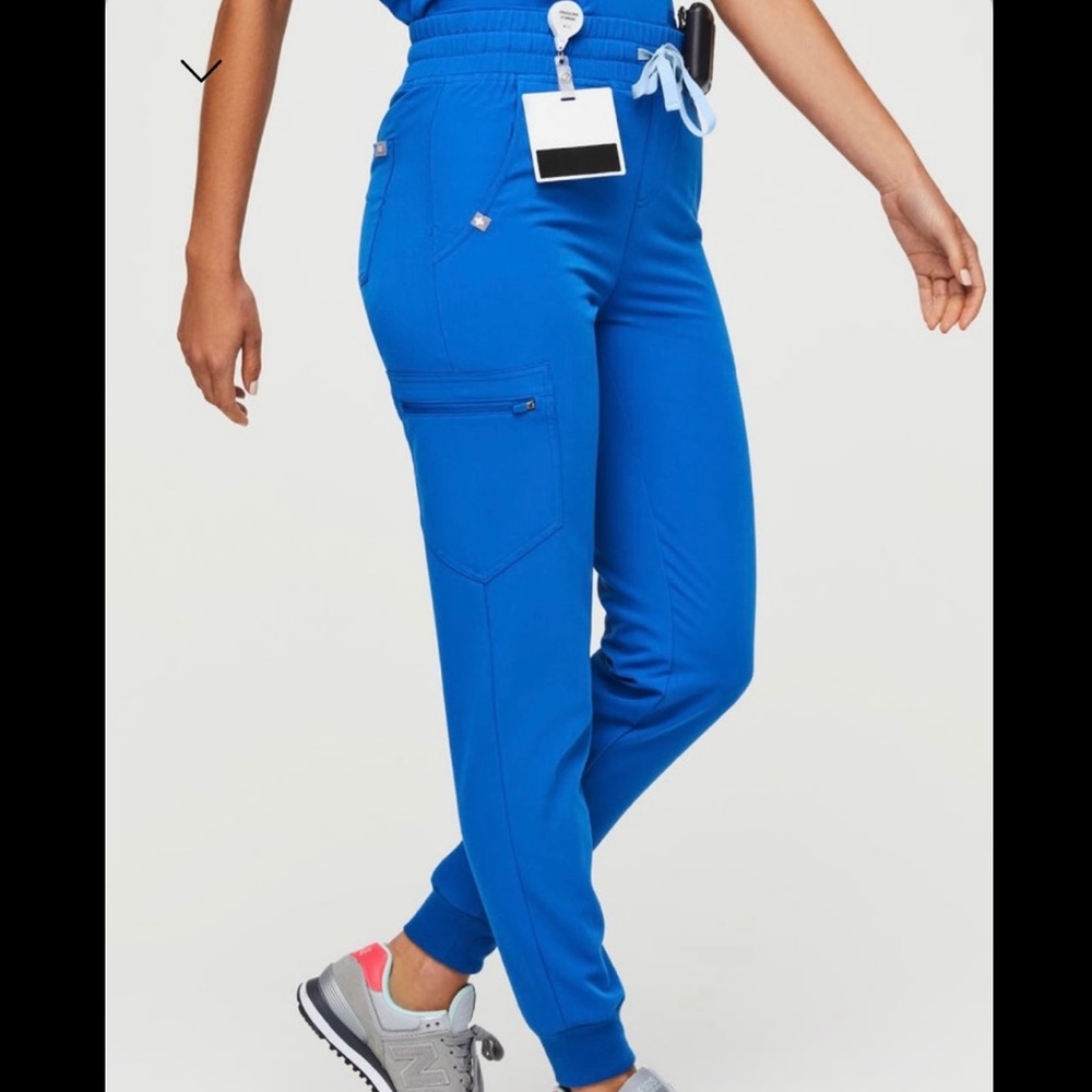 Figs ROYAL BLUE high-waisted joggers